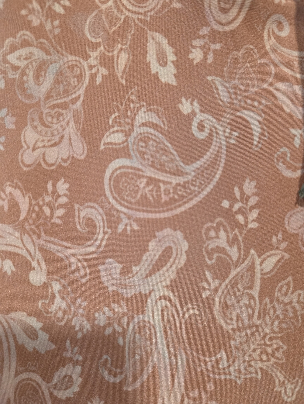 Realisation Par Inez Dazed Paisley Blush Silk Mini Dress - Picture 7 of 10